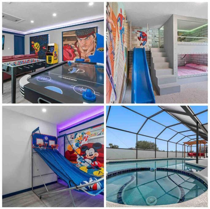 13 Mins From Disney Arcade, Private Pool, & Themed Rooms Orlando Bagian luar foto