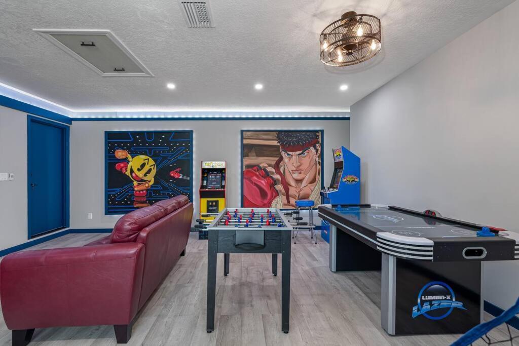13 Mins From Disney Arcade, Private Pool, & Themed Rooms Orlando Bagian luar foto