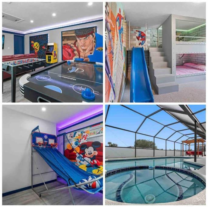 13 Mins From Disney Arcade, Private Pool, & Themed Rooms Orlando Bagian luar foto